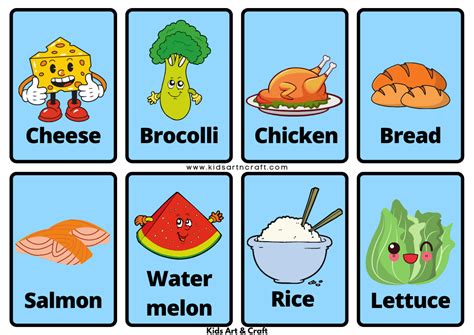 Food FlashCards 的图像结果