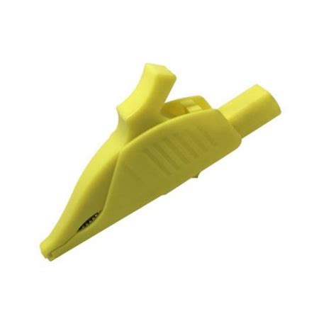 Yellow CE CATIII 1000V /MAX.32A High Reliability Safety 4mm Jack ...