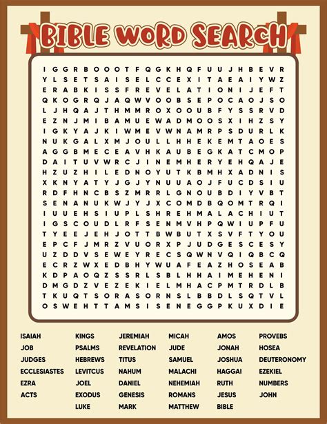 Bible Word Searches Printable - bible.weloveprintables.net