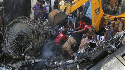 Rescue Mission Underway After a Pakistan Plane Crashed in Karachi