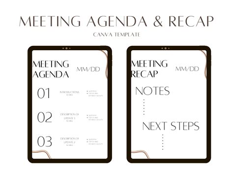 Meeting Notes Recap Template 的图像结果