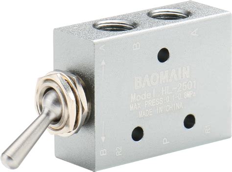 BAV020T Neutral Lockout Toggle Valve Only - Momentary Switch,with 3 Position Detents can control ...