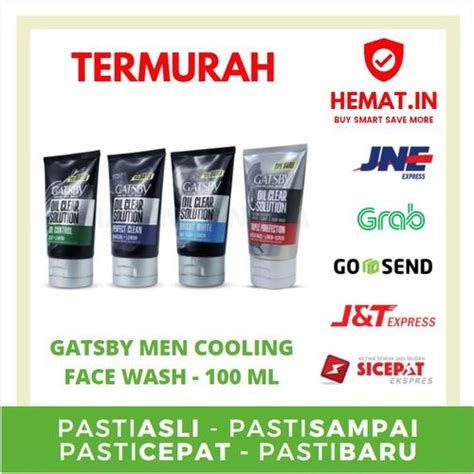 Jual GATSBY COOLING FACE WASH SABUN CUCI WAJAH PRIA GATSBY 100 ML 100ML ...