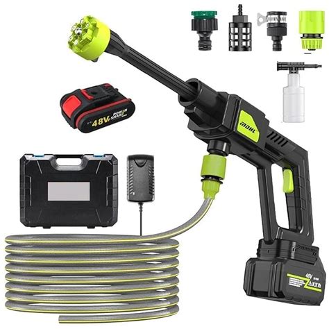 MODINITY 48V Portable Pressure Washer with 6000mAh 6in1 Nozzle ...