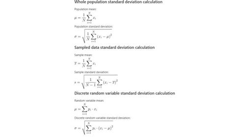 Standard Deviation Using Calculator 的图像结果