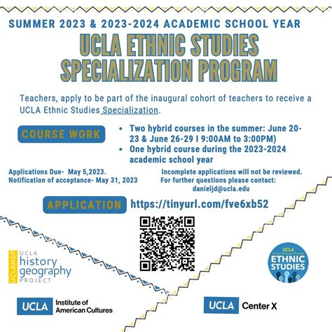 UCLA K-12 Ethnic Studies Teaching Programs | Teachers, apply to ...