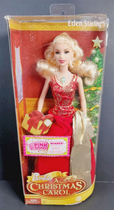 New 2008 barbie in a christmas carol as eden starling blonde doll mattel p8734 – Artofit