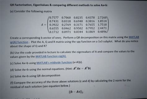 Eigenvalues Using QR Transformations 的图像结果