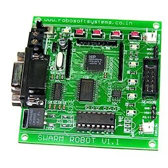 Robosoft Systems 8 Bit Embedded Microcontroller Sagebot Board (Green ...