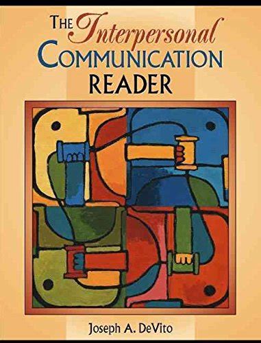The Interpersonal Communication Reader : Devito, Joseph A.: Amazon.in ...