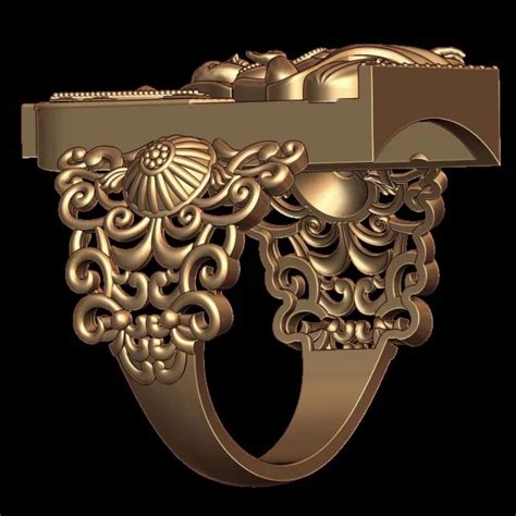 Rajaram Ring 3D Model STL