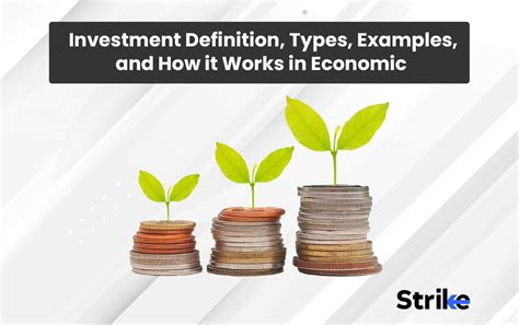 Investment: Definition, types examples, and how it works