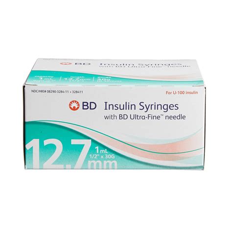 Bd 1ml Insulin Syringe U100