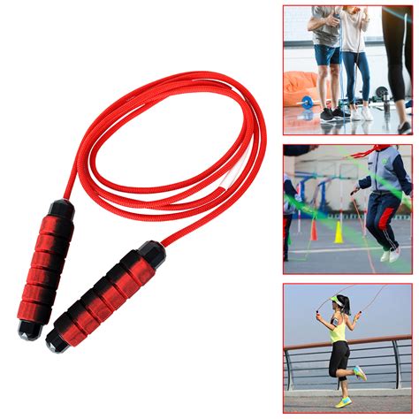 Adjustable Jumping Rope Nylon Weaving Cotton Wire Skipping Rope with ...
