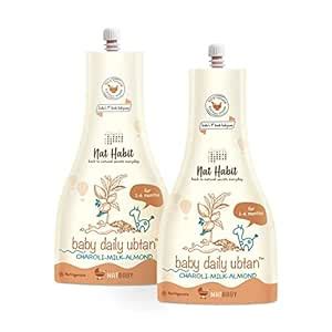Buy Nat Habit Baby Bath Ubtan with Charoli & Almond | Gentle Daily ...