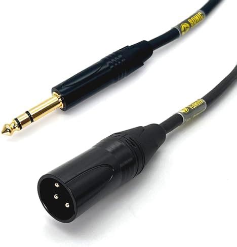 HAWK PROAUDIO SXSG005 Monitor Gold Series 6.35mm TRS Male to XLR Male ...