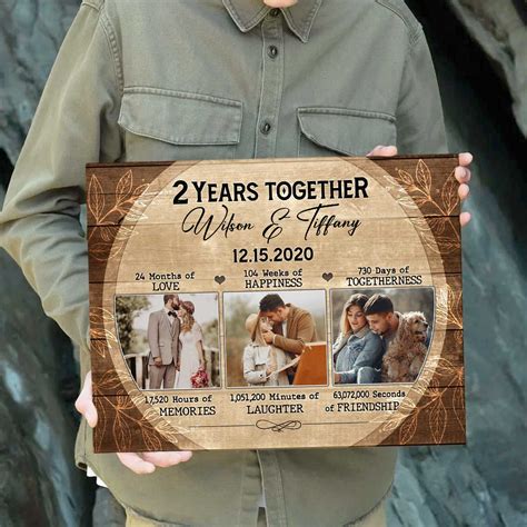 2nd Anniversary Gifts | 2 Year Anniversary Photo Gifts