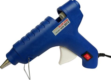 Glun POLYMELT BLUE 40W 40 WATT HOT MELT GLUE GUN WITH ON OFF SWITCH ...