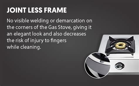 Preethi Ember Stainless Steel 3-Burner Gas Stove