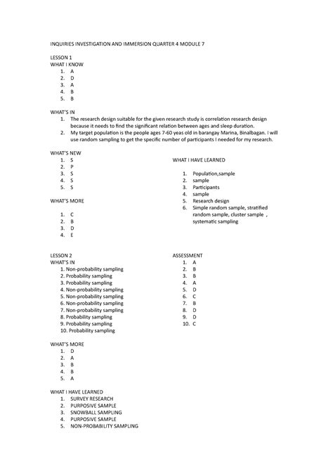 Inquiries Investigation AND Immersion Quarter 4 MO - INQUIRIES ...