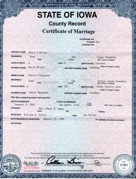 Marriage Licenses