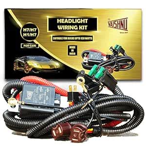 VAISHNU H7+H7 Wiring Kit For Maruti Ciaz | For Upto 130 Watts H7 Bulbs ...