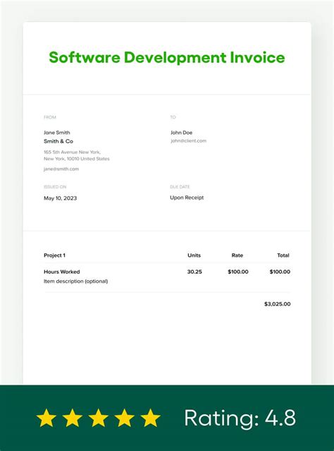 Software Invoice 的图像结果