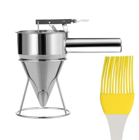 NETXE Stainless Steel Pancake Maker With Silicone Oil Brush,Jalebi ...