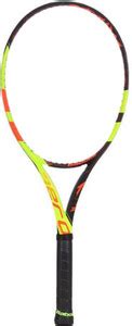 BABOLAT PURE AERO DECIMA LITE RG/FO UNSTRUNG Black, Yellow, Red ...