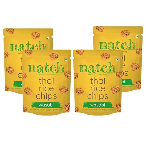 natch Thai Sticky Rice Chips, Healthy Snacks for Adults & Kids 100% ...