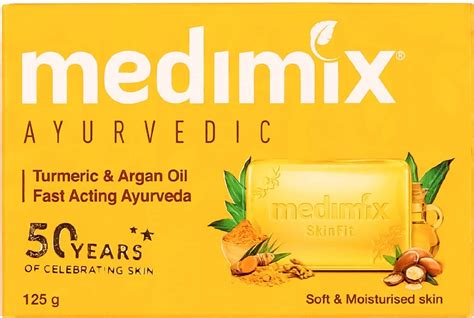 Buy MEDIMIX AYURVEDIC TURMERIC AND ARGAN OIL BATHING SOAP - 125G Online ...
