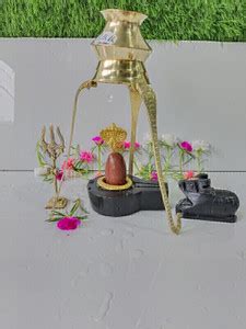 PUJARA SHIVLING ART 2 inchi shivling 4 ichi jaladhari for home poja ...