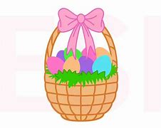 Image result for Easter Bunny Basket SVG