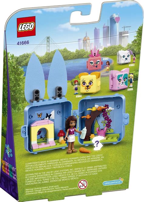 Buy LEGO Friends Andrea’s Bunny Cube 41666 Building Kit; Rabbit Toy for ...