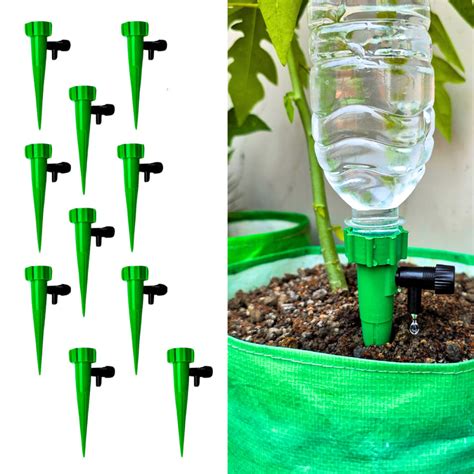 Self-Watering Spike Drip Irrigation System for Indoor & Outdoor Plants ...