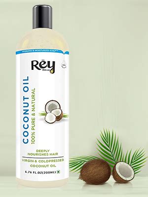 Buy Rey Naturals Extra Virgin Cold Pressed Coconut Oil For Men & Women ...