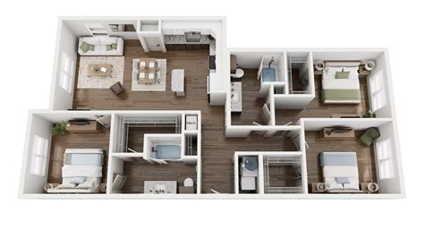 Apartment Living Huntsville | Domain Huntsville | Floor Plans
