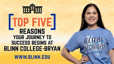 Top Five Reasons Your Journey to Success Begins at Blinn College-Bryan