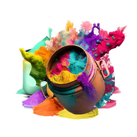 Holi Colour Powder, Holi Colour, Powder, Happy Holi PNG Transparent ...