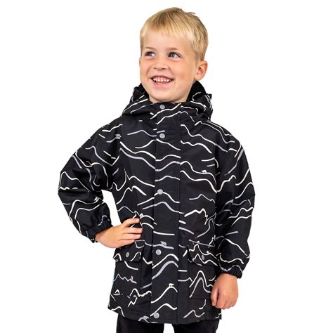 Kids Fleece Lined Rain Jackets | Bear Mountain Waterproof Coats