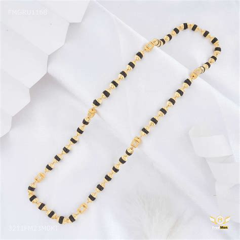 AD box with Golden Cap Rudraksha mala For Men - FMGRU1168 – Freemen®