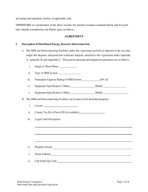 Fillable Online distribution interconnection agreement Fax Email Print ...