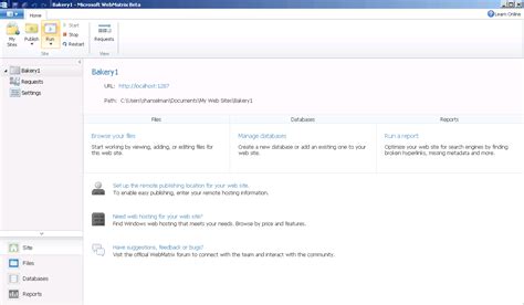 Microsoft WebMatrix Tutorial 的图像结果