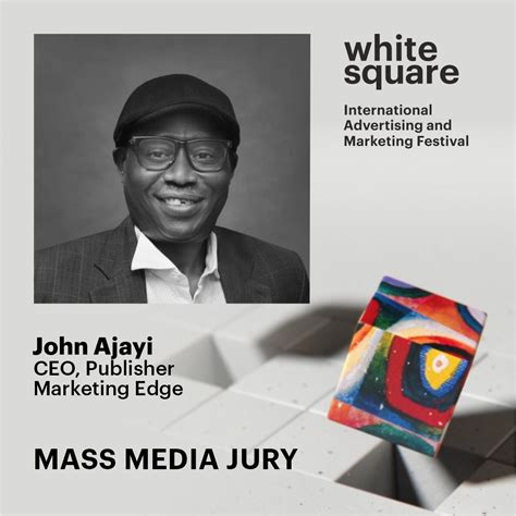 MARKETING EDGE Publisher appointed Jury of White Square Festival of ...