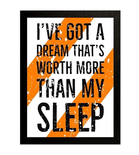 Interio Crafts Synthetic Wood Dream Inspirational Motivational Quote ...
