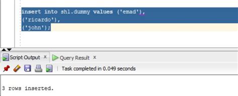 Image result for Insert into SQL Multiple Rows in Oracle