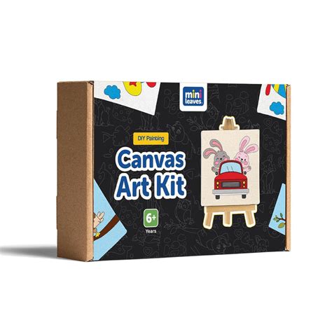 Mini Canvas Art Kit for 4 - 6 Years Set of 4 – The Crafthives