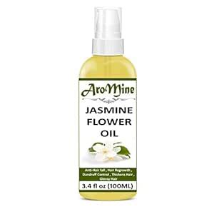 Buy AroMine Natural Jasmine Hair Oil For Hair Growth, 100 ml Online at ...