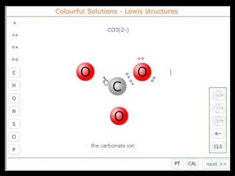 The Lewis structure of the carbonate ion - YouTube