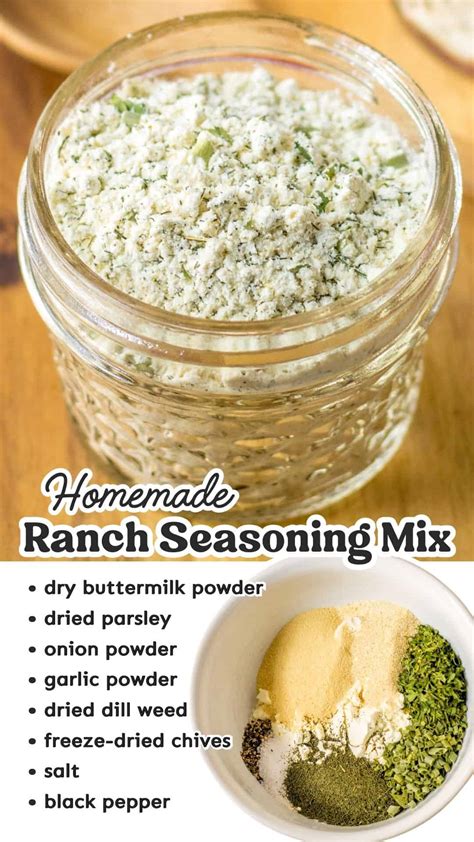 Homemade Ranch Seasoning Mix Recipe